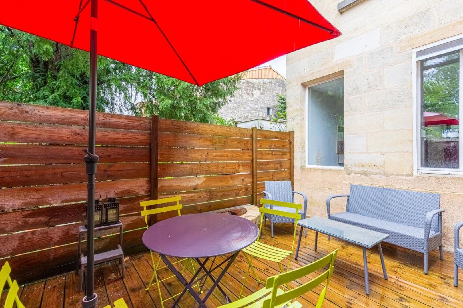 Beautiful Apartment Bordeaux With Lovely Terrace Exterior foto